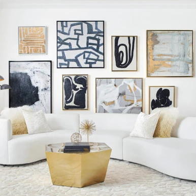 Ombre Mongolian Pillow 22" - Grey/Charcoal - Image 5