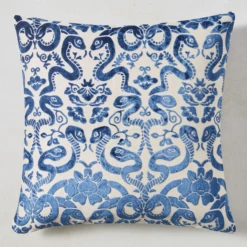 Giardino Pillow 22" - Navy