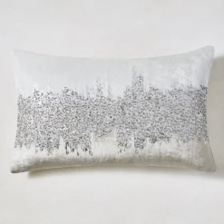 Joie De Vivre Lumbar Pillow - Grey