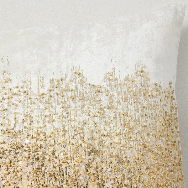 Joie De Vivre Lumbar Pillow - Gold - Image 3