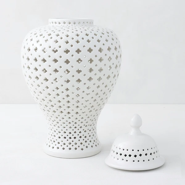 Ceramic Filigree Jar - Image 2