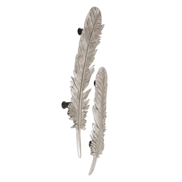 Feather Wall Decor - Set Of 2 - Image 2