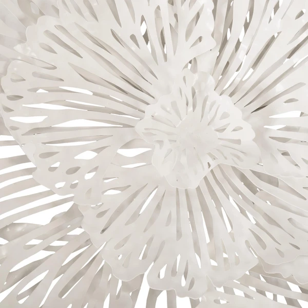Flower Wall Decor - White - Image 3