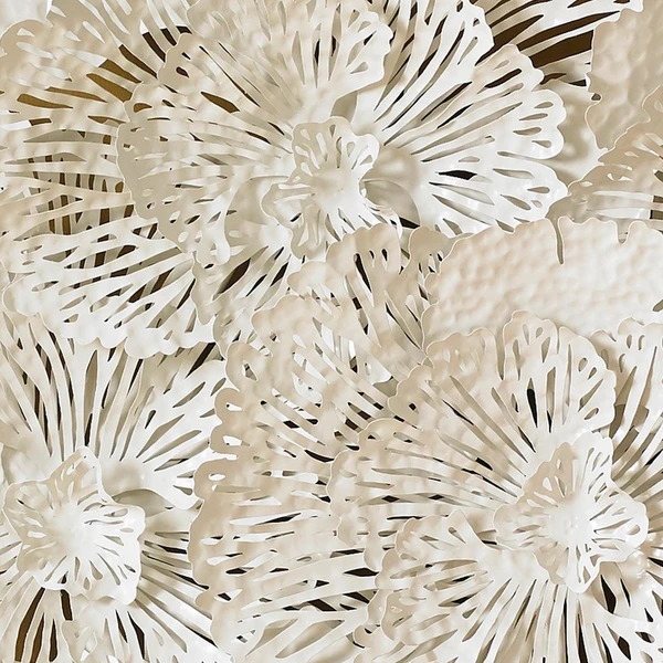 Flower Wall Decor - White - Image 7