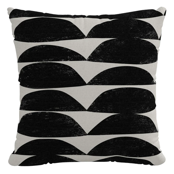 Whit Outdoor Pillow 18" - Black
