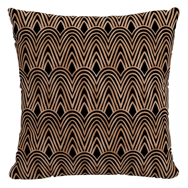 Drake Outdoor Pillow 18" - Brown
