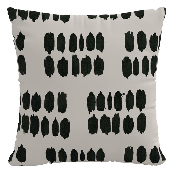 Heidi Outdoor Pillow 18" - Black