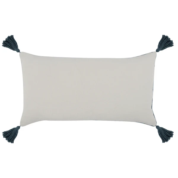 Kaya Lumbar Pillow - Blue - Image 4