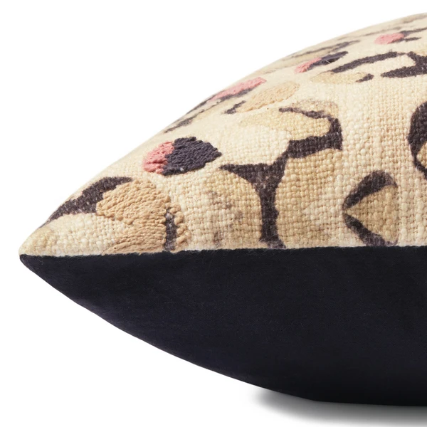 Gorga Pillow 22" - Ivory/Black - Image 2