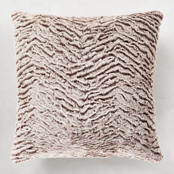 Faye Pillow 20" - Grey/Brown