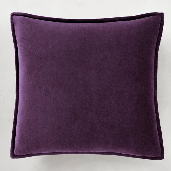 Velvet Pillow 20" - Plum