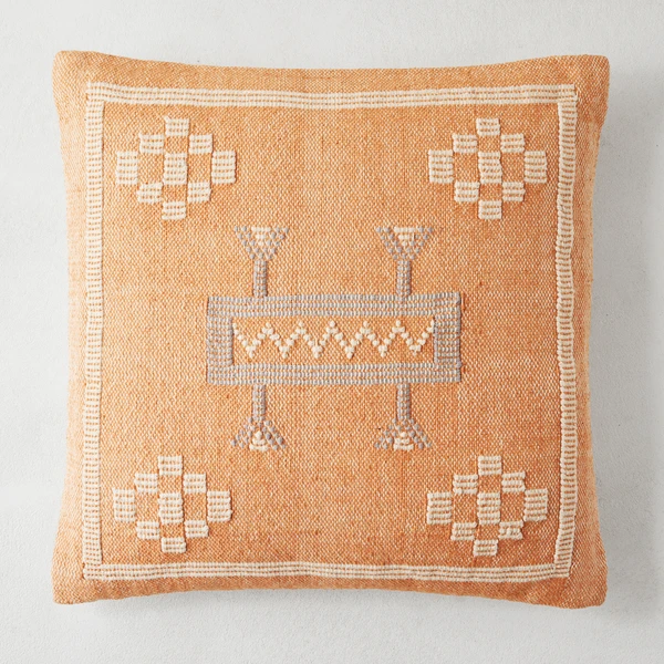 Wren Pillow 18" - Orange