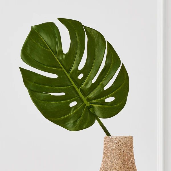 Faux Small Split Philo Leaf - Set Of 3 - Image 2